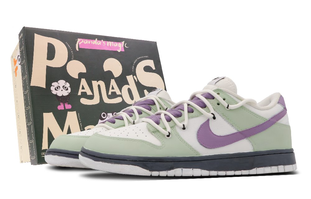 Nike Dunk Skateboard Shoes Women's Low-Top White