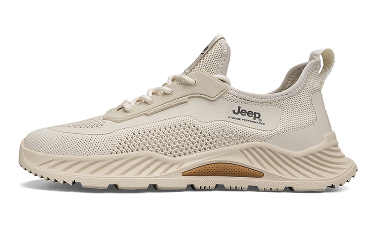 Jeep Casual Shoes Unisex Low Top Sand