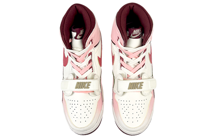 Jordan Legacy 312 Cushioning Anti-Slip And Wear-Resistant High-Top Vintage Basketball Shoes Women's White Pink купить в интернет-магазине Yoocart с быстрой доставкой по России.