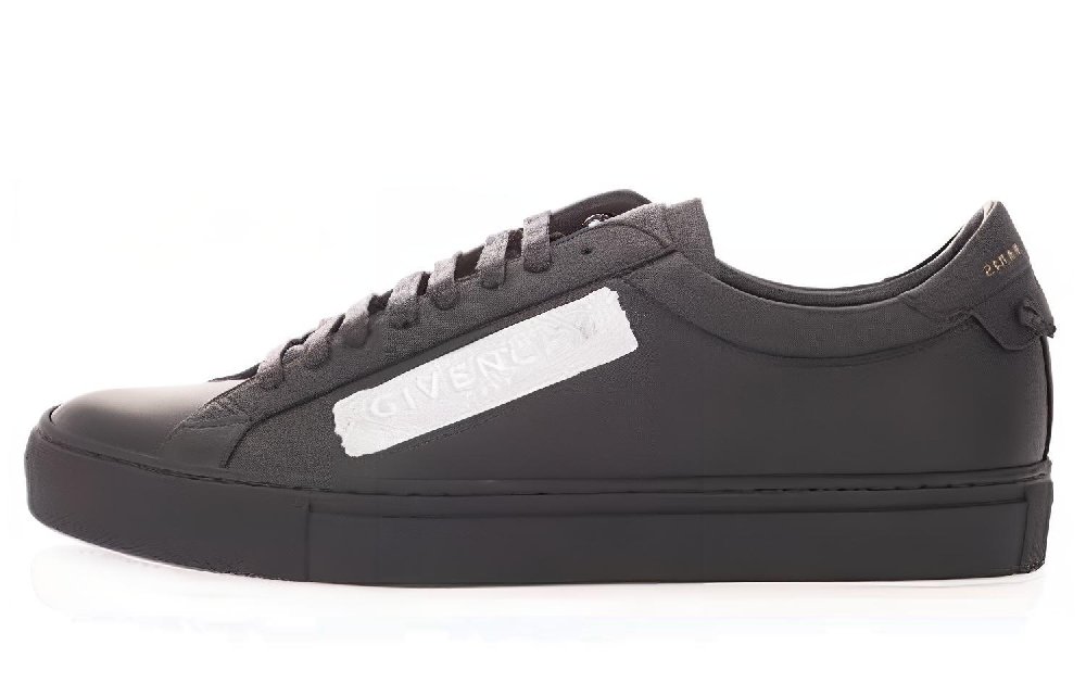 Givenchy Leather Laxtex Band Black Silver