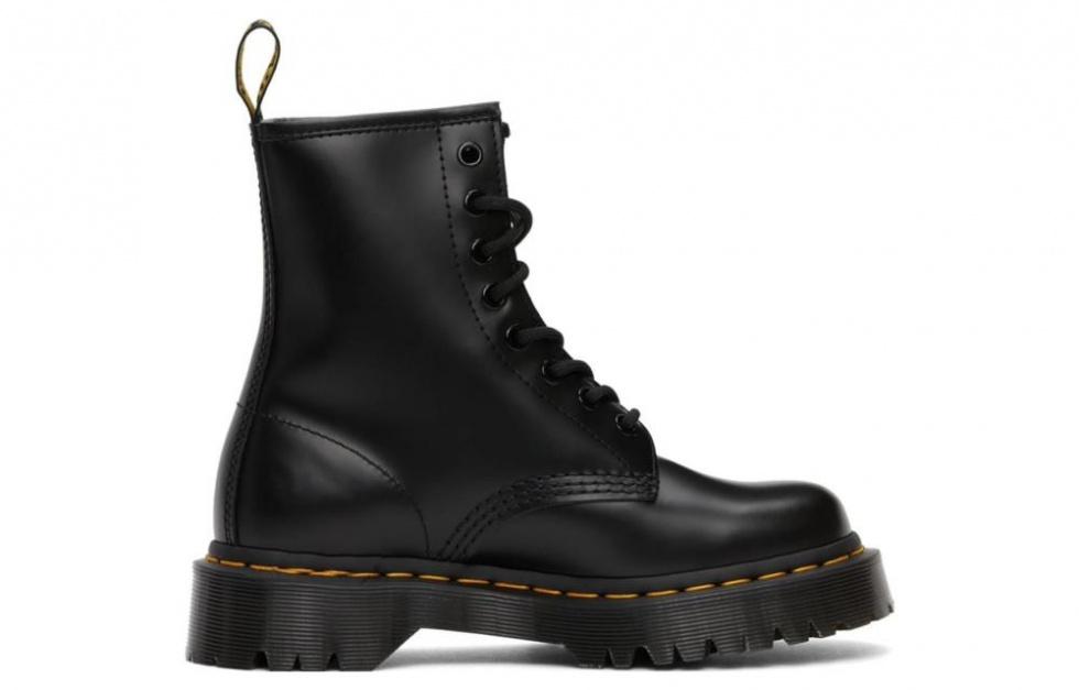 Dr. Martens 1460 Bex Smooth Leather Platform Boot 'Black'