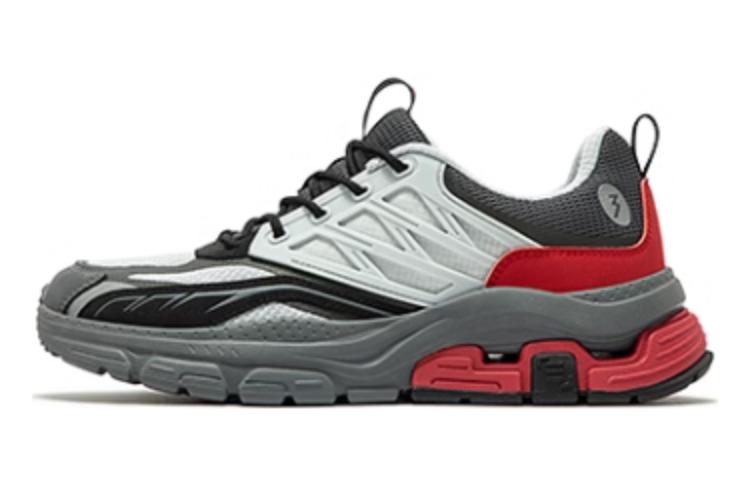 361° Durable Breathable Low-Top Casual Shoes Men's Black Gray