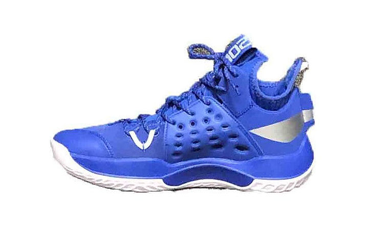 LiNing SONIC 7 Anti Slip Wear Resistant Mid Top Basketball Shoes Men's Duke Blue