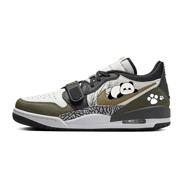 Jordan Legacy 312 Vintage Basketball Shoes Men Low Top Green/White