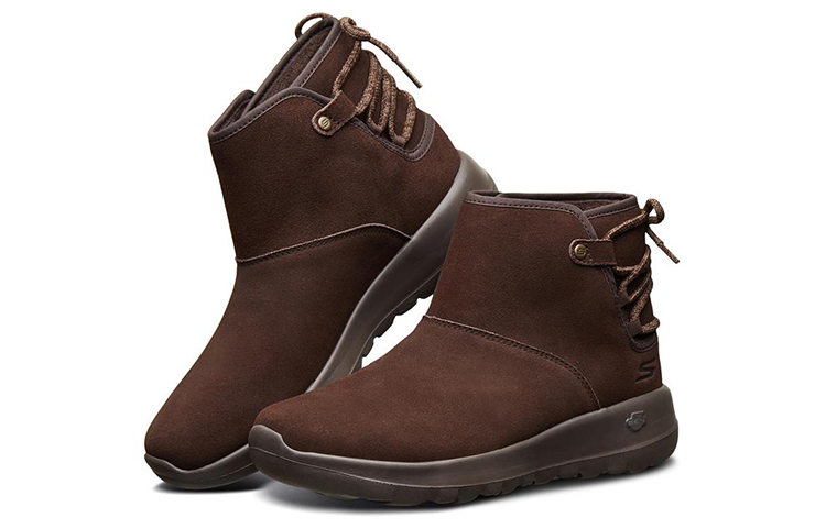 Skechers ON THE GO Thermal Abrasion Resistant Short Snow Boots Women's Coffee