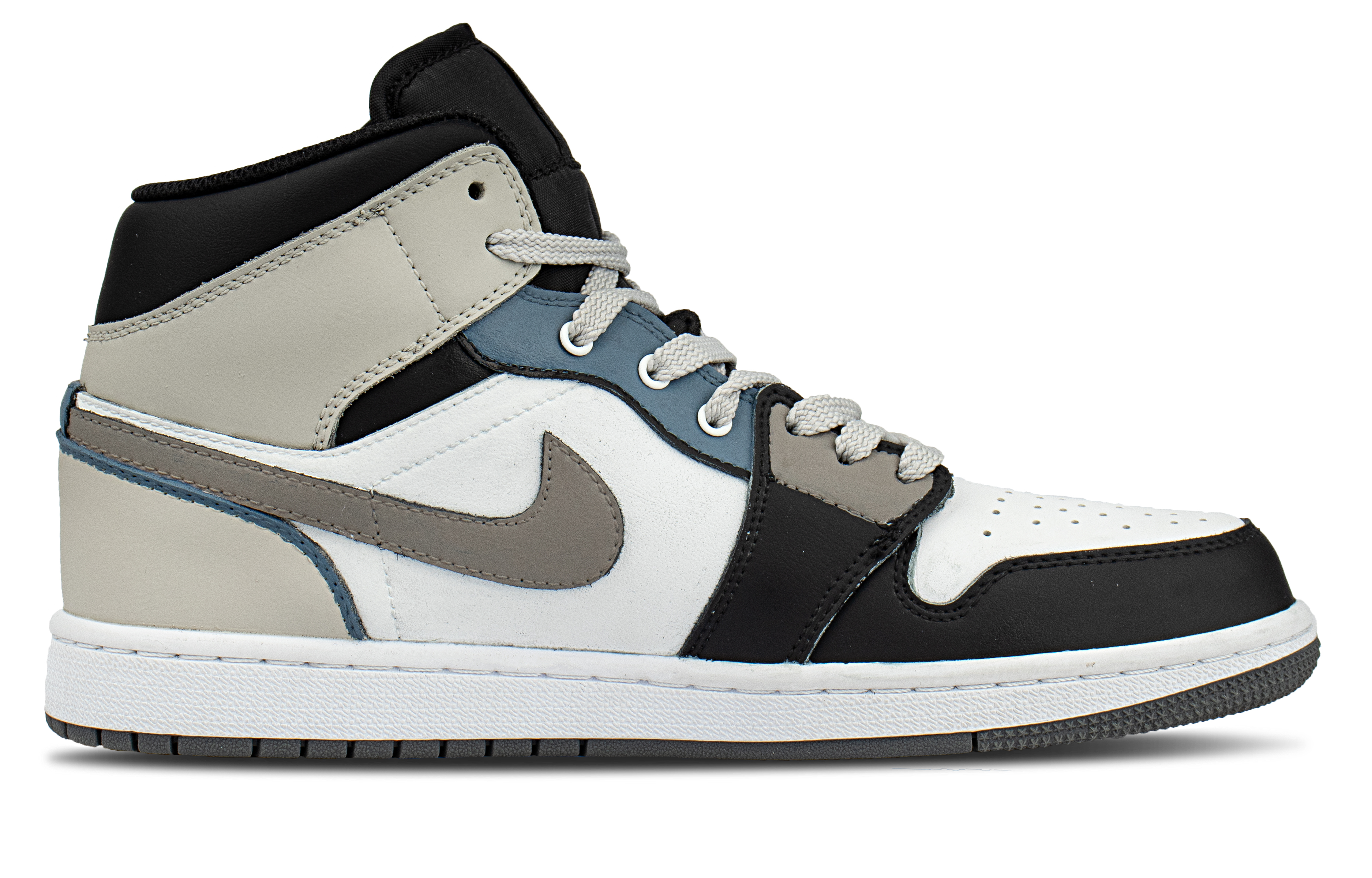 Jordan Air Jordan 1 Abrasion Resistant Mid top Vintage Basketball Shoes Men's