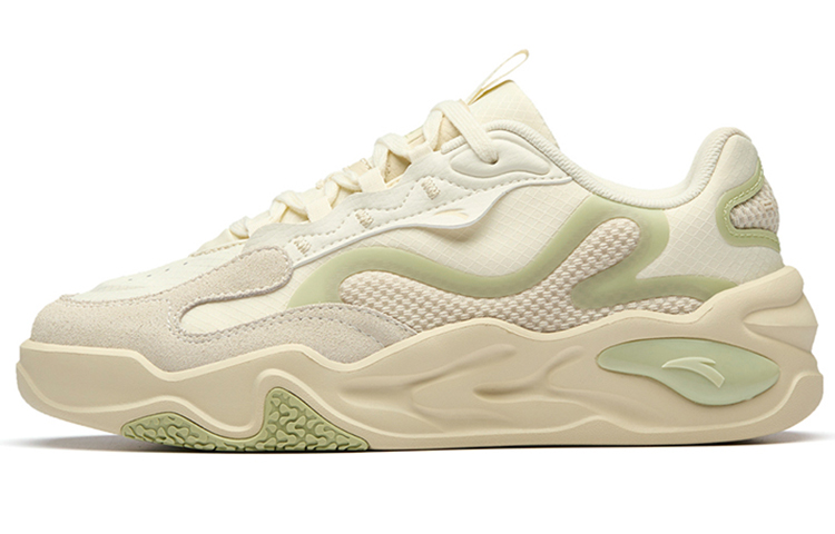 Anta Tianxing Low-Top Sports Casual Shoes Women's White Yellow Green