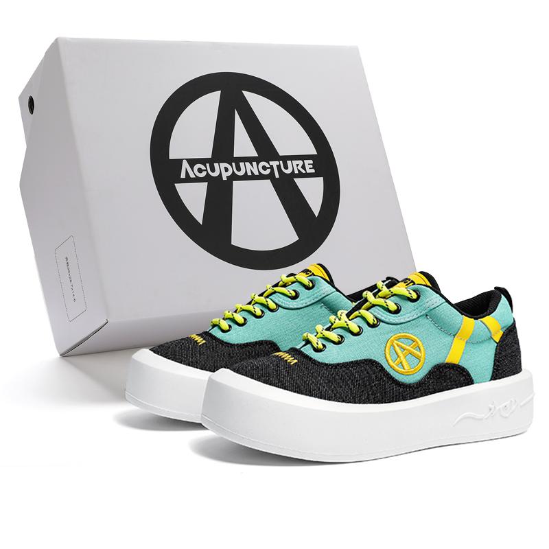 Acupuncture Low-Top Skateboard Shoes Unisex Box