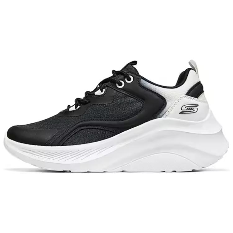 Skechers Bob's Low Top Casual Shoes Women's Black White