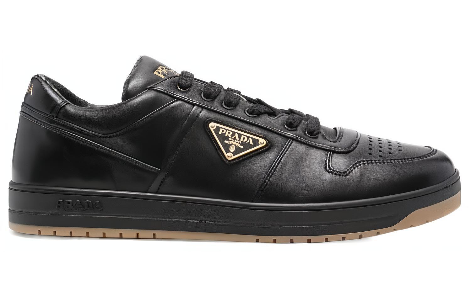 PRADA Downtown Leather 'Black Gold'