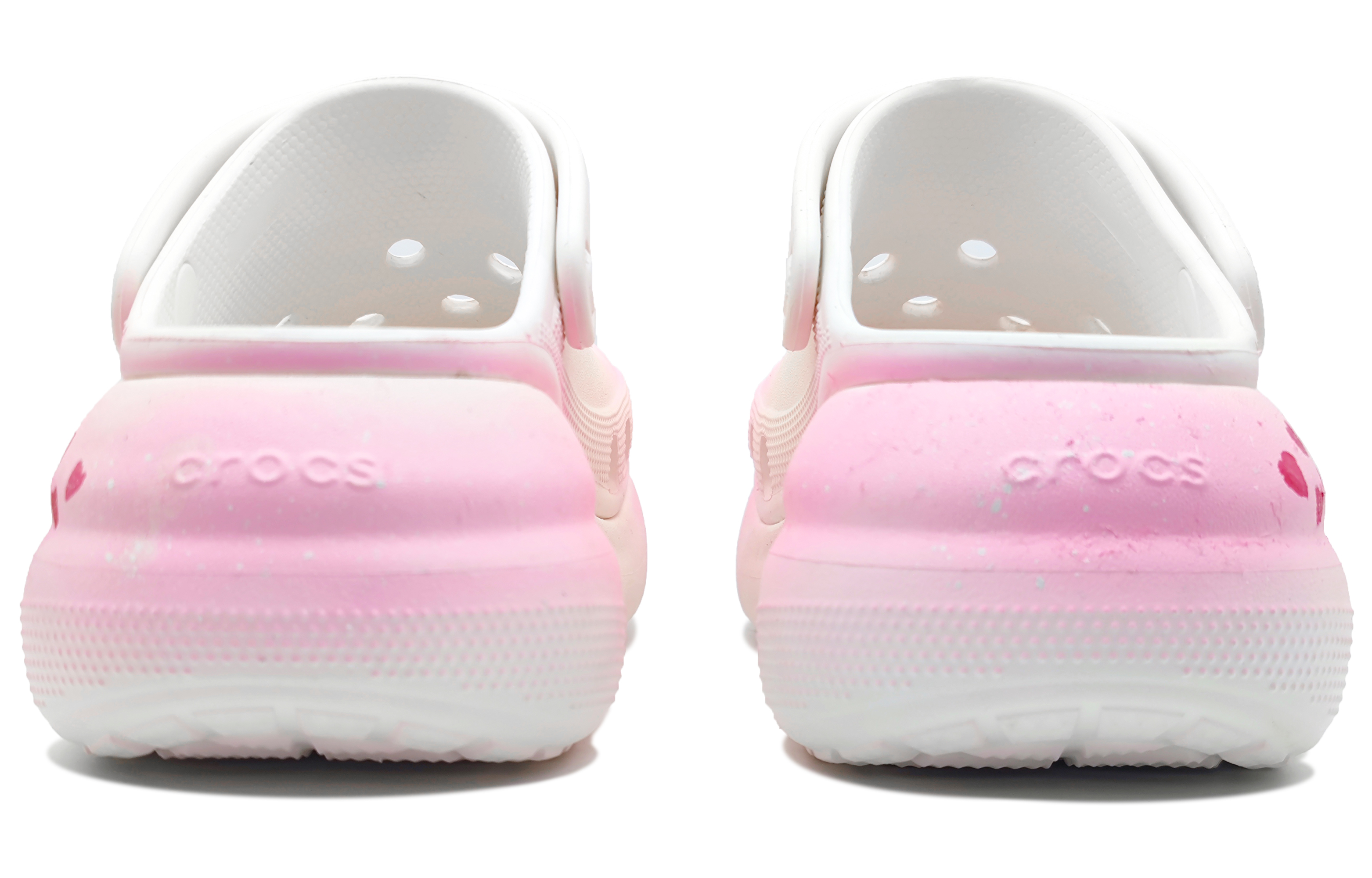 Crocs Crush Clog Sui Zuo, Heartbeat Puppy, Artistic Clogs Unisex White Pink Gradient купить в интернет-магазине Yoocart с быстрой доставкой по России.