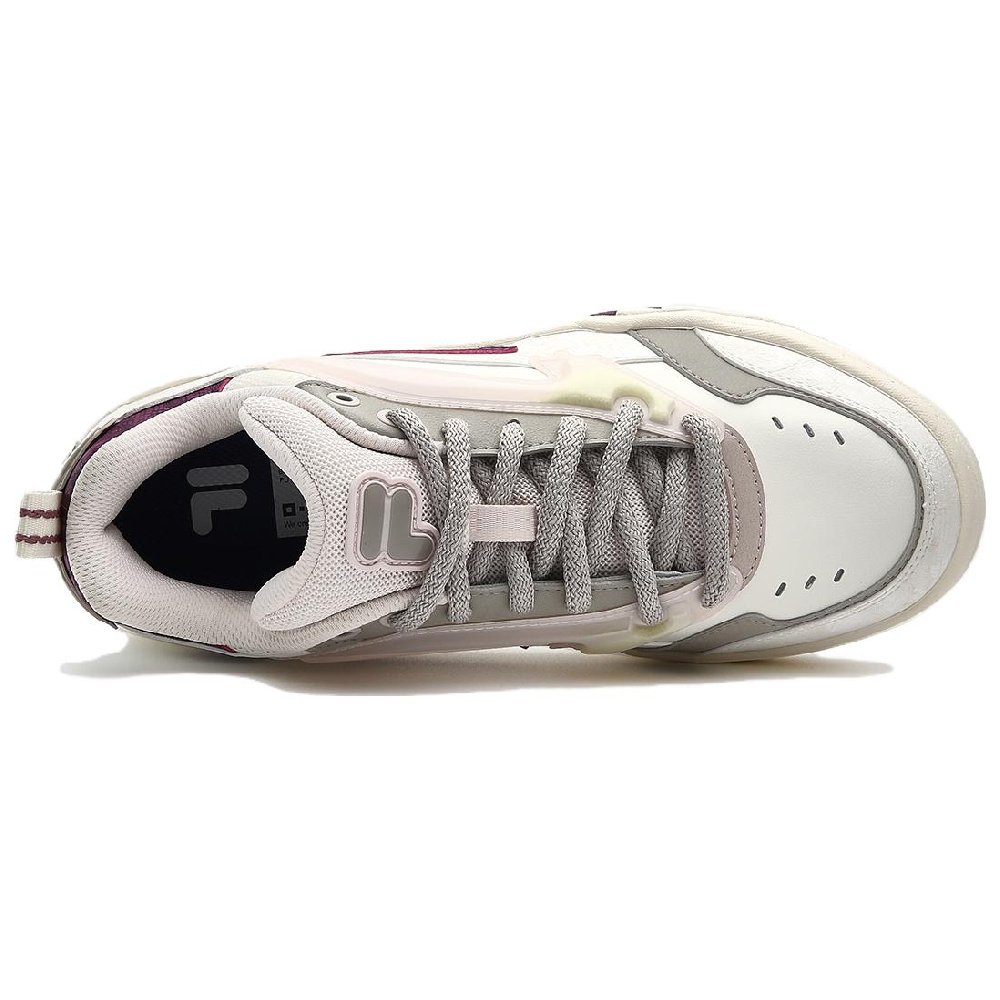 FILA FUSION Desperado Low Top Skate Shoes 'White Grey Red' Women's