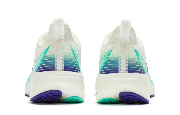361° QU!KFOAM Anti-Slip And Wear-Resistant Breathable Low-Top Running Shoes Men's White Green