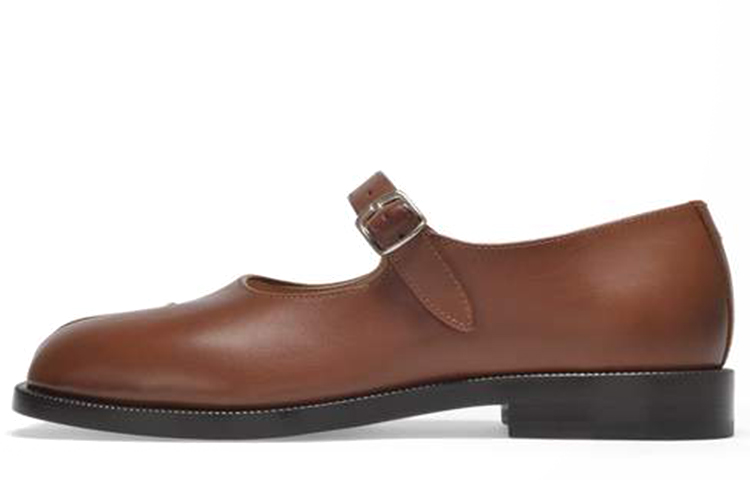 Maison Margiela Tabi Mary Jane Leather Pumps