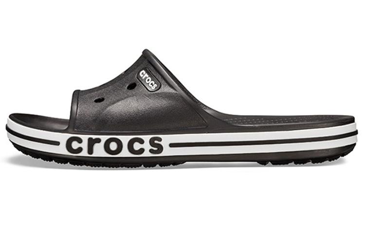 Crocs Bayaband Clog Hollow Out Casual Black Slippers