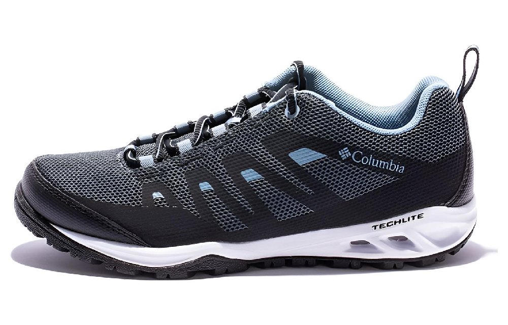 Columbia Anti-Slip And Wear-Resistant Breathable Low-Top Outdoor Shoes Women's Blue Gray