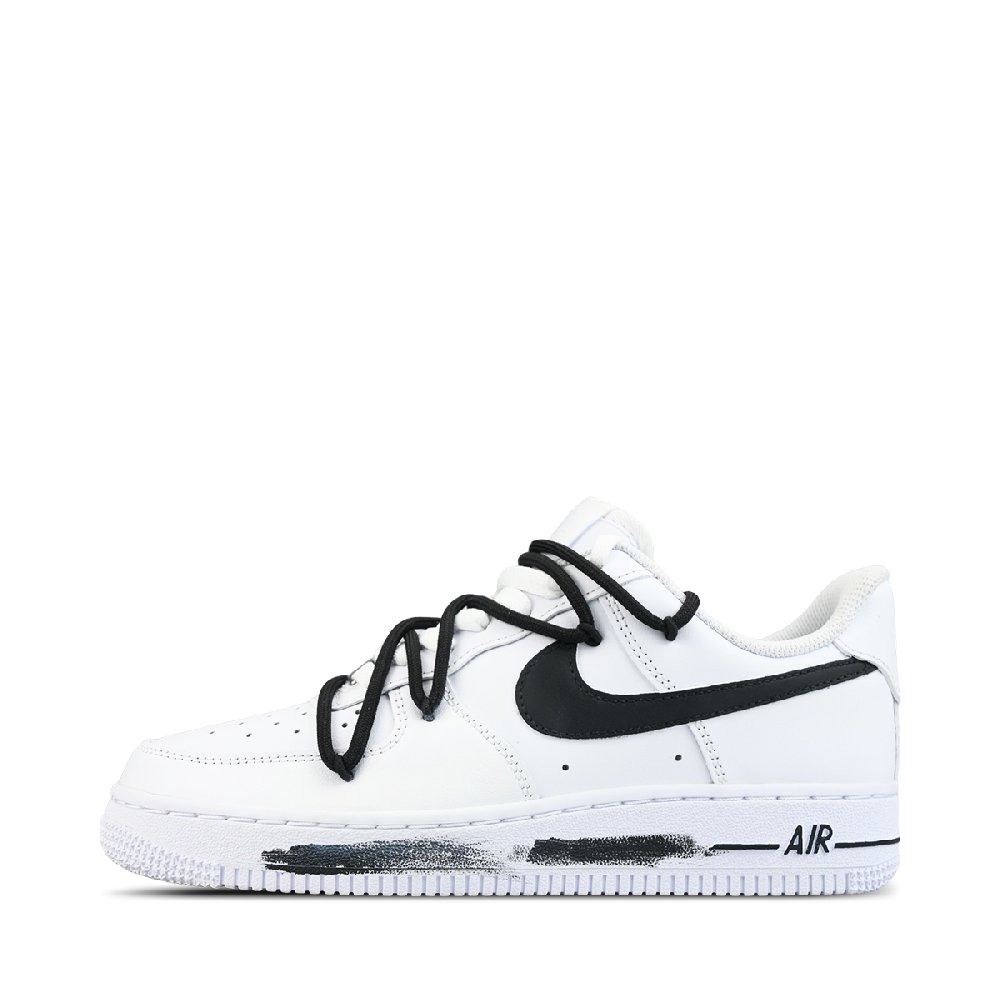 Nike Air Force 1 Triple White Slip Resistant, Abrasion Resistant, Lightweight Low Top Skateboard Shoes Unisex Black