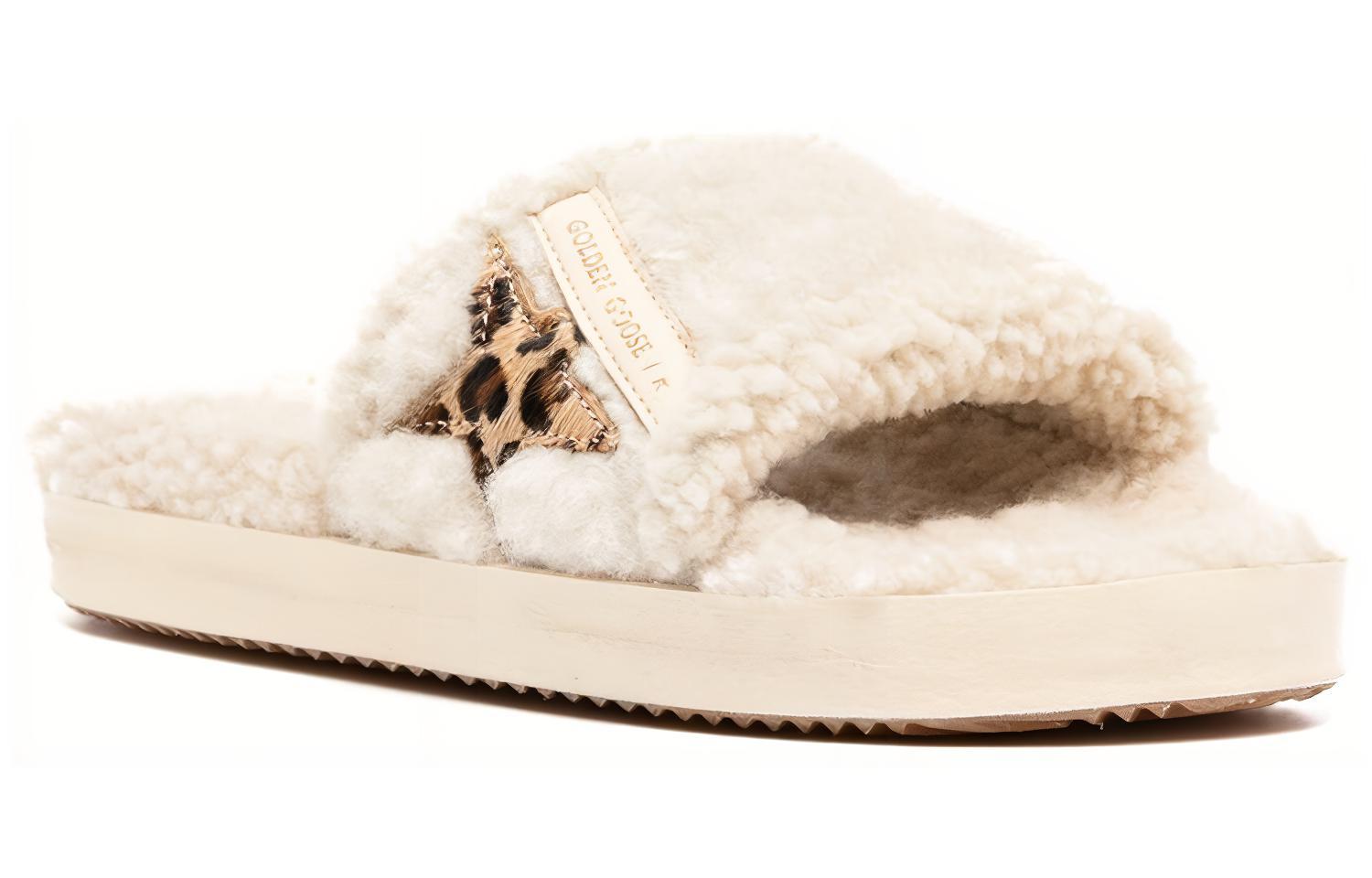Golden Goose Slide Slippers Women's Ecru купить в интернет-магазине Yoocart с быстрой доставкой по России.