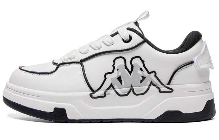 Kappa College Series Back to Back Anti Slip Wear Resistant Low Top Skateboard Shoes Women's Black White