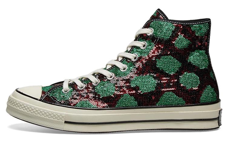 Converse Chuck Taylor All Star 70 Hi Snake Pattern Red Green