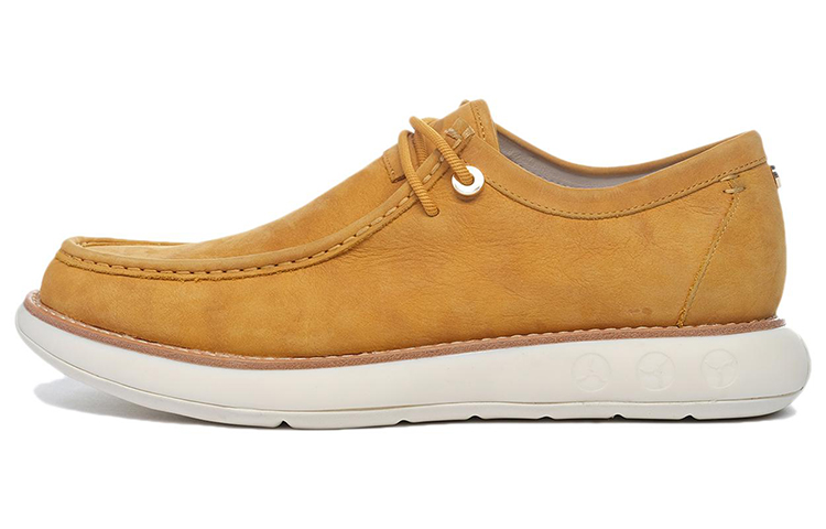 LiNing Commuter Series Shock Absorbers Slip Resistant Breathable Low top Sports Casual Shoes Men's Yellow купить в интернет-магазине Yoocart с быстрой доставкой по России.