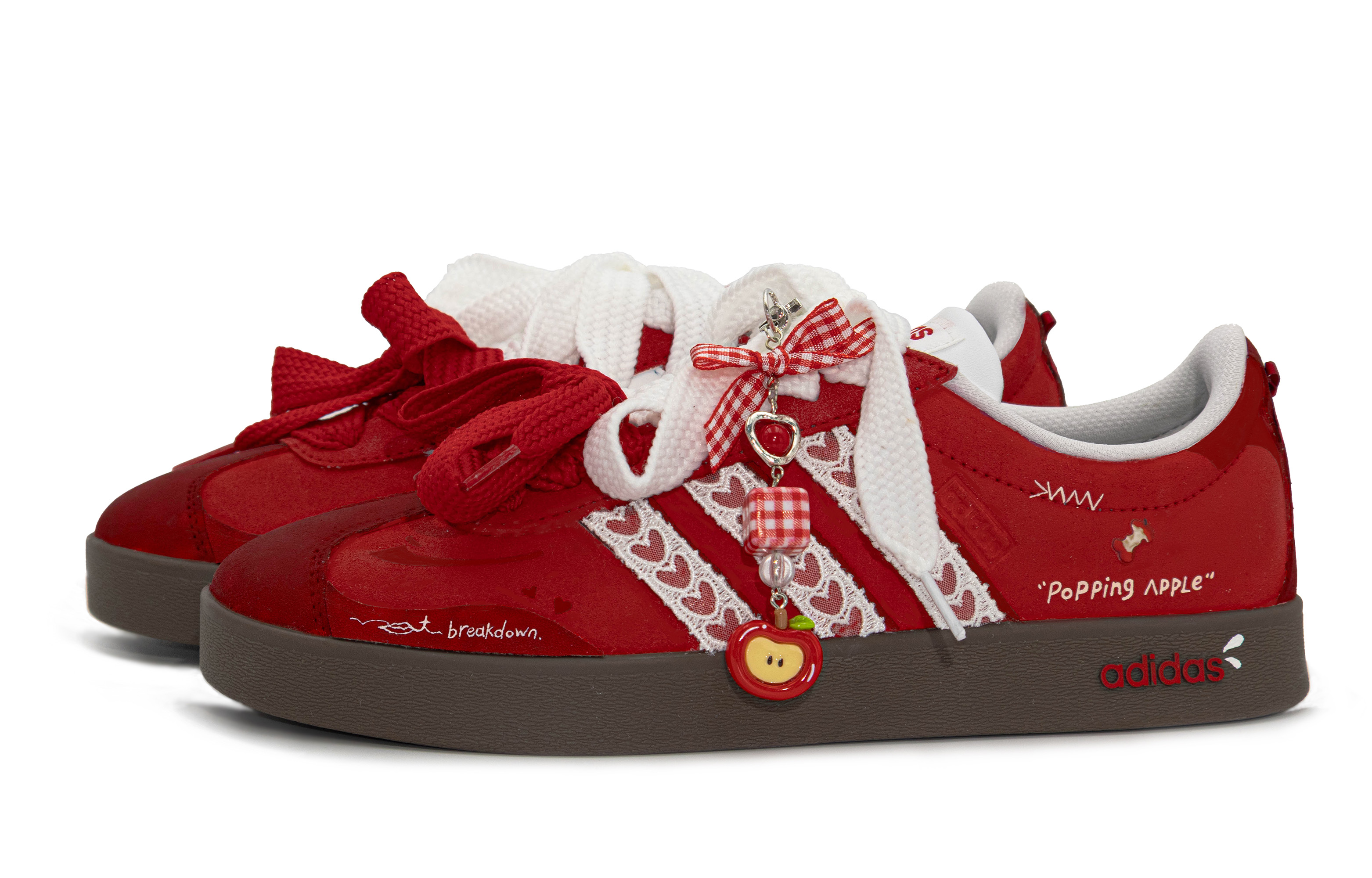 Adidas VL Court 2.0 Skateboard Shoes Unisex Low top Red купить в интернет-магазине Yoocart с быстрой доставкой по России.