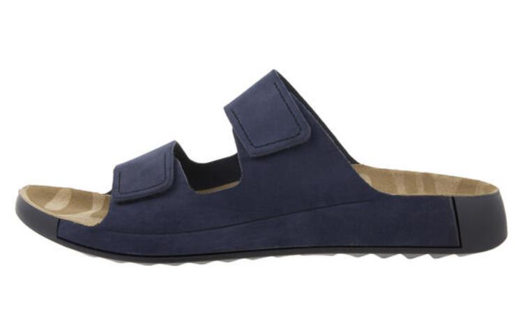Ecco Abrasion-Resistant Slip-Resistant Slide Slippers Men's Midnight Blue