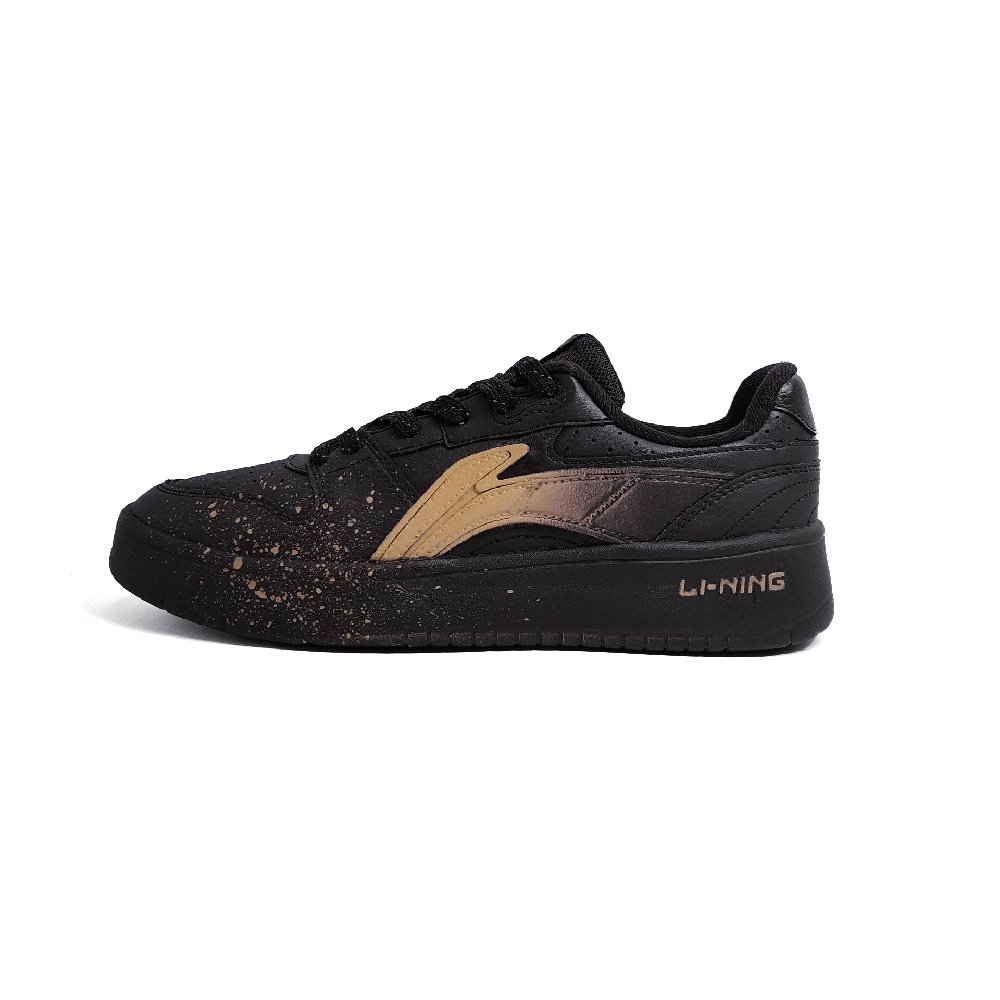 LiNing Acer Truncatum Abrasion Resistant, Lightweight, And Breathable Low Top Skateboard Shoes Men's Black