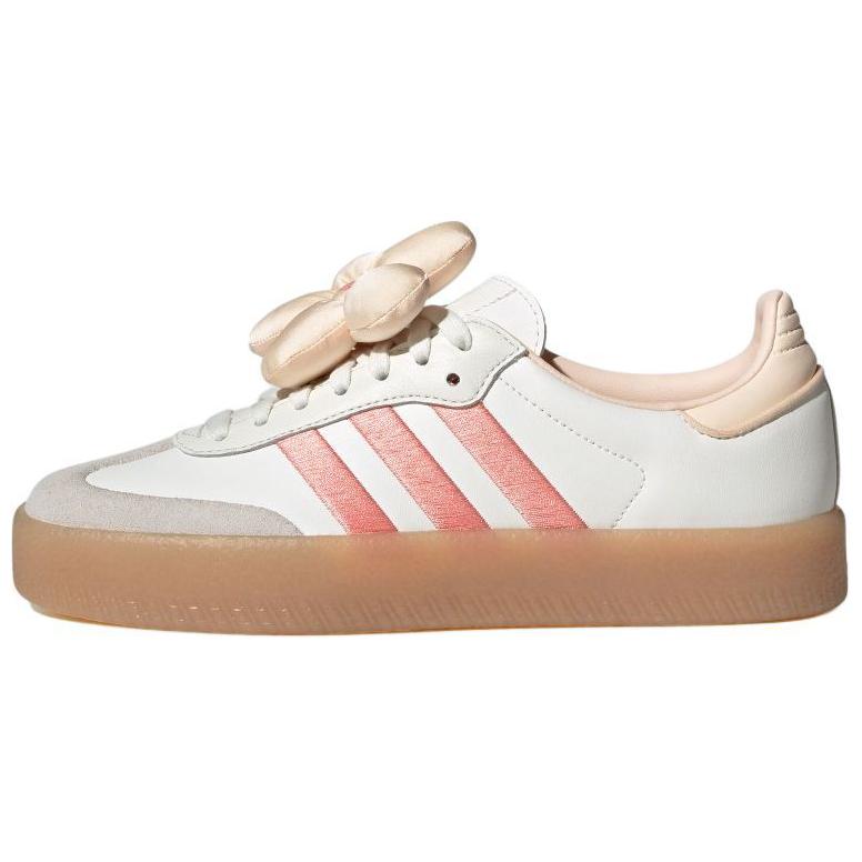 Adidas Originals SAMBAE Low Top Skateboard Shoes Women's White Pink