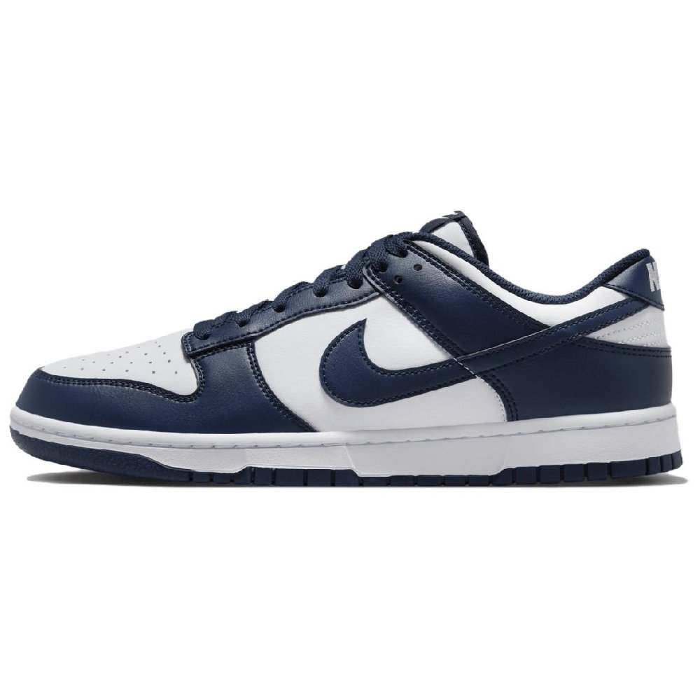 Nike Dunk Low White Midnight Navy