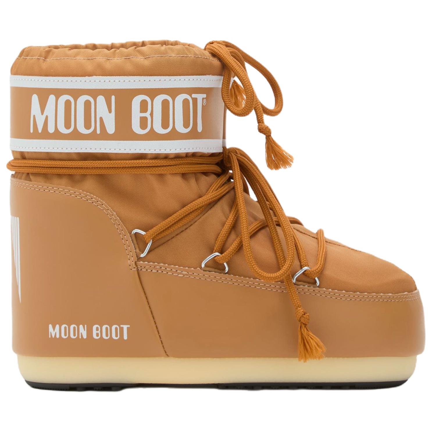 Moon Boot Icon Logo Printed Lace Up Boots