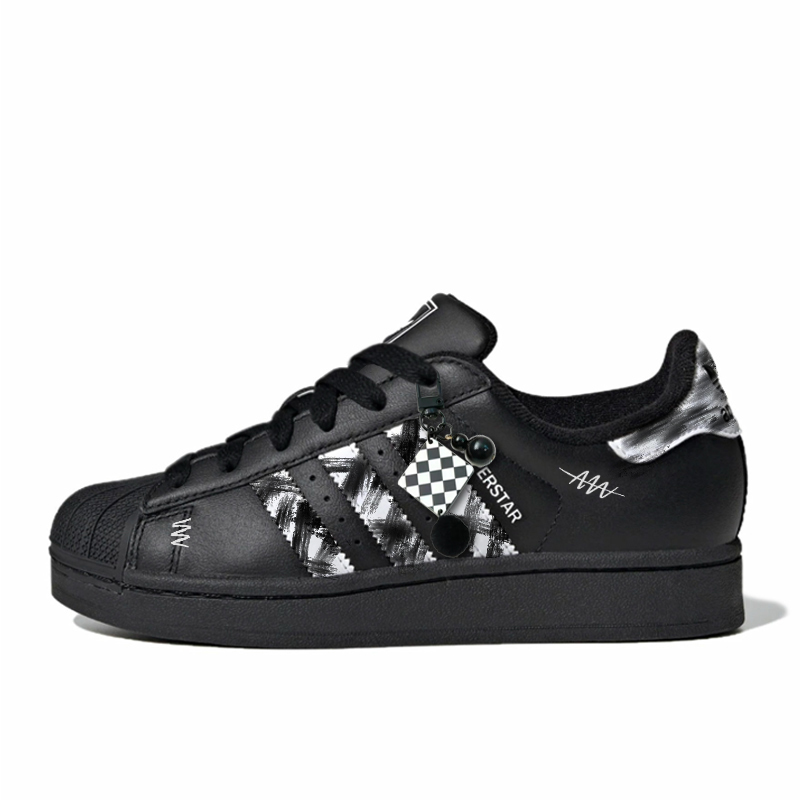 Adidas Originals Superstar 2 Skateboard Shoes Unisex Low top Black