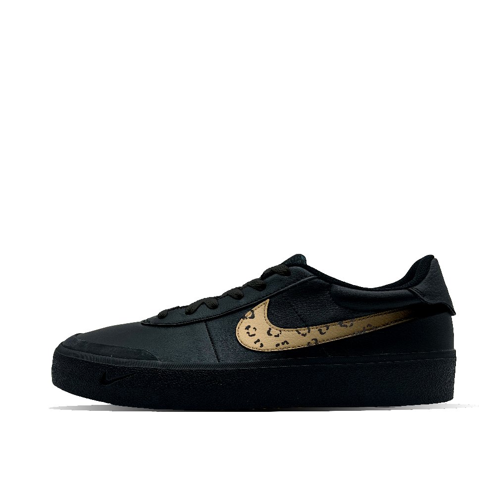 Nike Court Shot Liquid Slip Resistant Low Top Skateboard Shoes Men's Black Brown