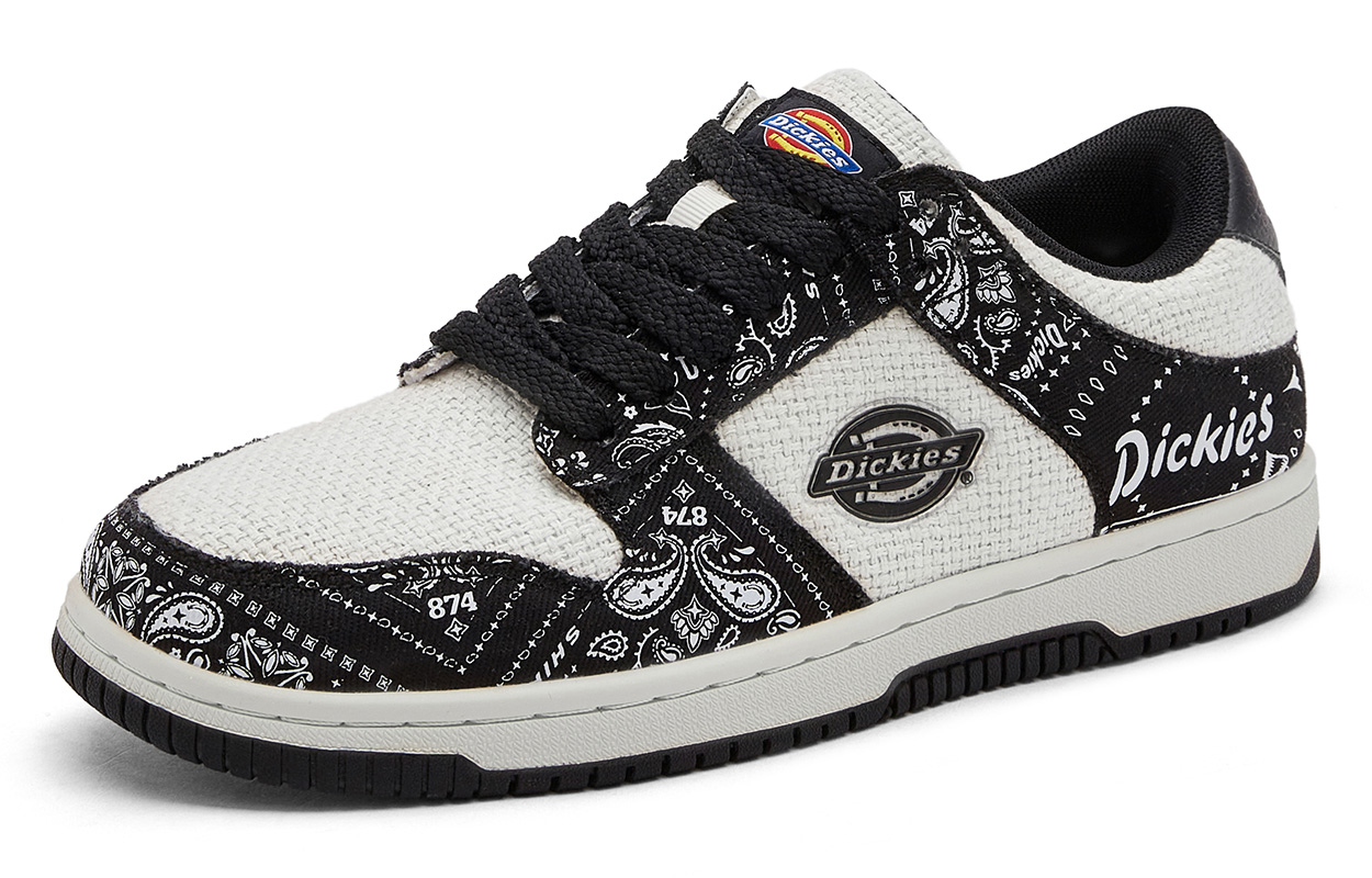Dickies Low Top Skateboard Shoes Men's Black White купить в интернет-магазине Yoocart с быстрой доставкой по России.