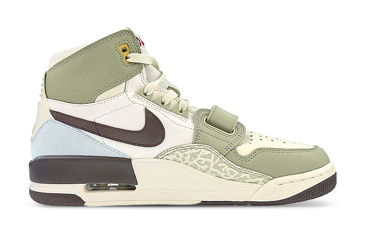Jordan Legacy 312 High-Top Vintage Basketball Shoes Men's White Green Gold купить в интернет-магазине Yoocart с быстрой доставкой по России.