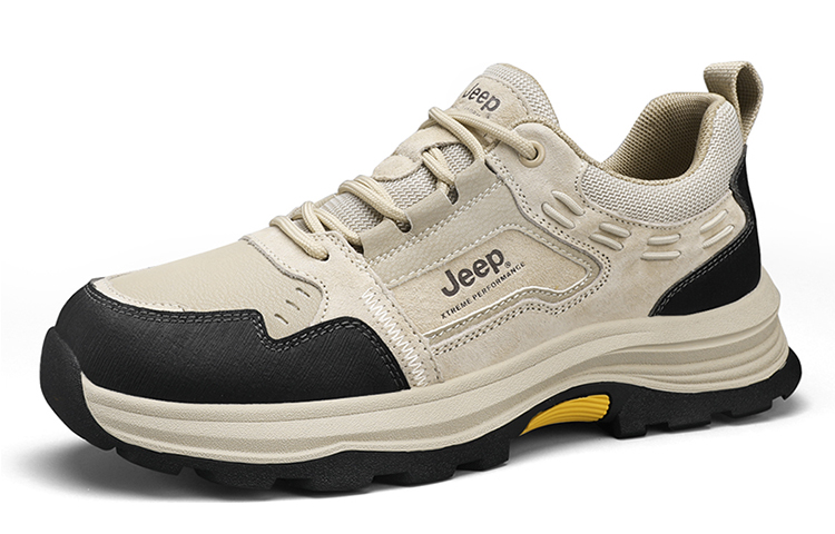 Jeep Abrasion Resistant Low Top Outdoor Shoes Men's Sand