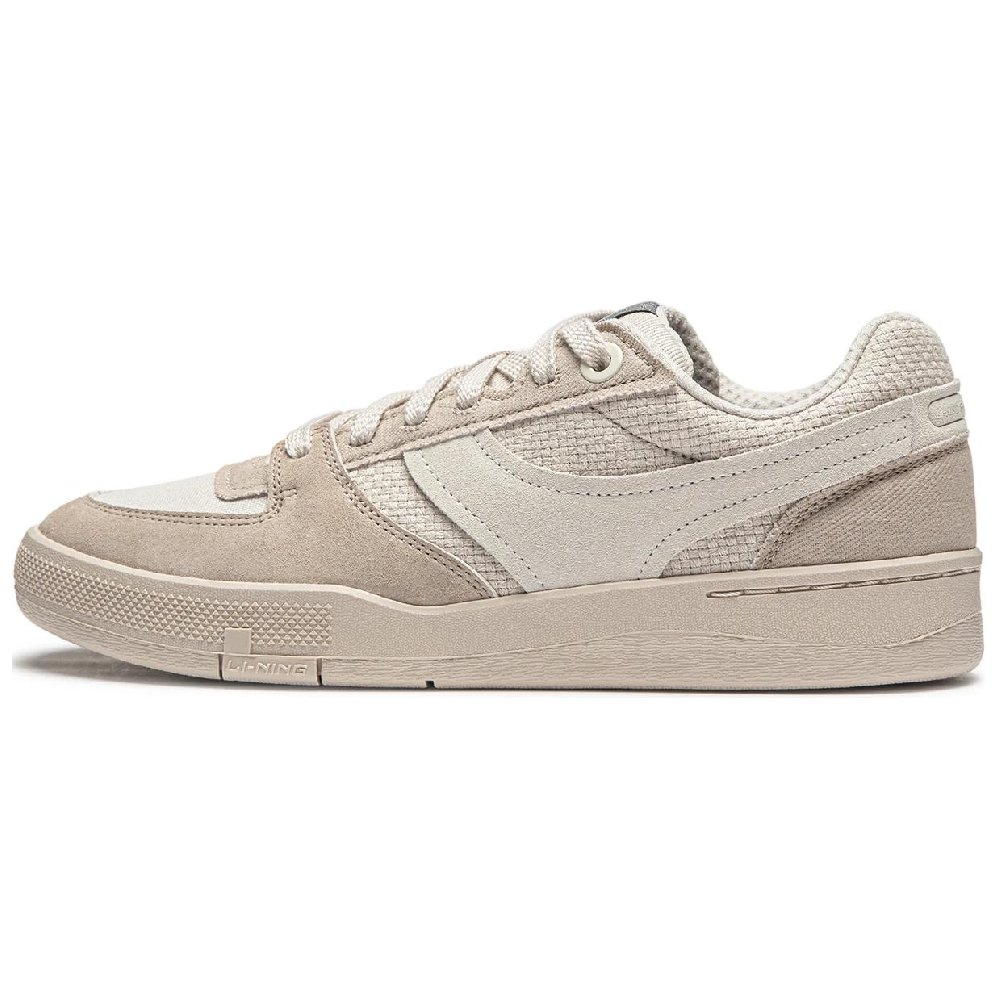 LiNing Non-slip Lightweight Low-Top Skateboard Shoes Men's Beige Umber
