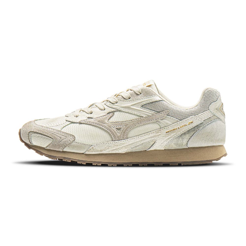 Mizuno LG 60S Low Top Casual Shoes Unisex Soft Cloud White
