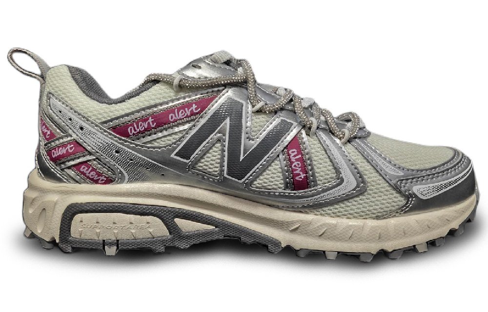 New Balance NB 410 Slip Resistant Low Top Running Shoes Unisex Silver Gray