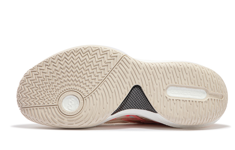 361° BIG3 4.0 Quick Pro Basketball Shoes Men Low Top Dune White/Apricot Tea Brown