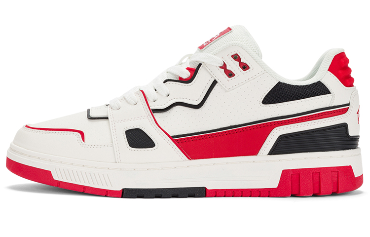 Kappa Back to Back Low Top Skateboard Shoes Unisex Cherry Red
