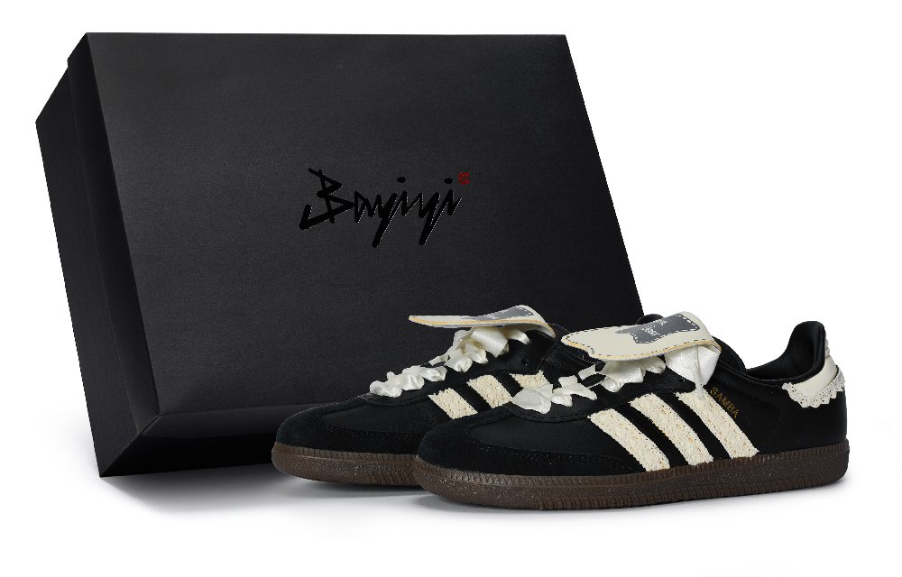 Adidas Originals SAMBA OG Skateboard Shoes Unisex Low-Top Ecru