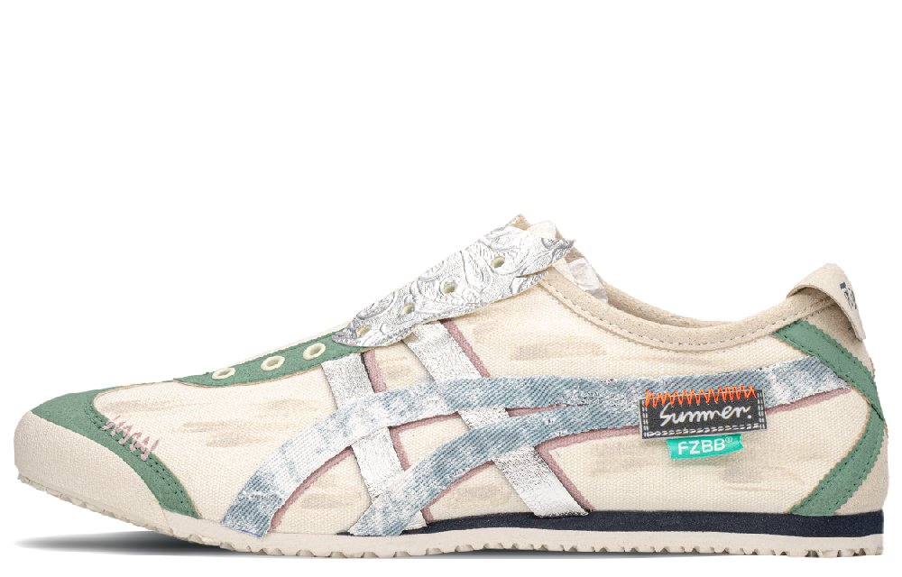 Onitsuka Tiger MEXICO 66 Lightweight Low Top Casual Shoes Unisex Beige Green