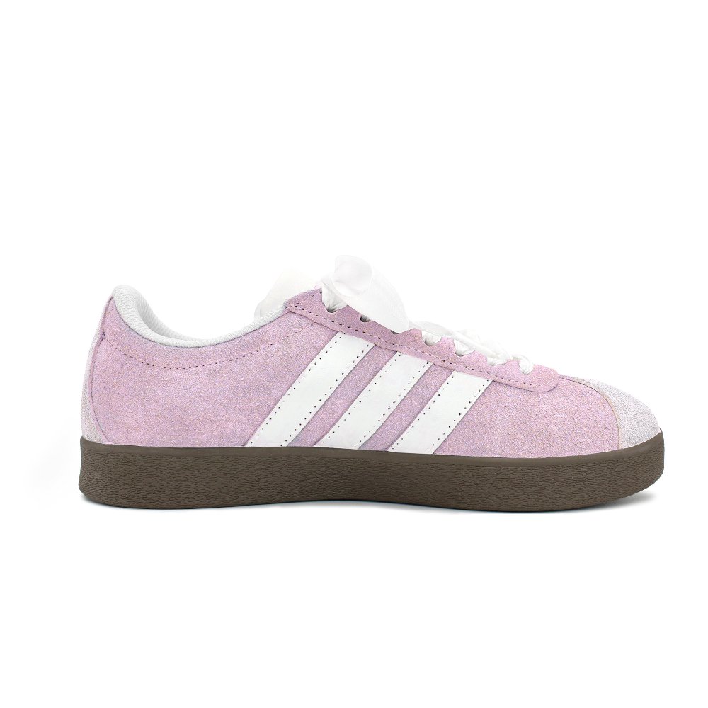 Adidas Neo VL Court 2.0 Low Top Skateboard Shoes Unisex Pink