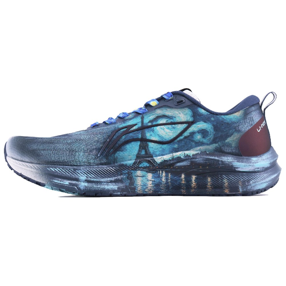 LINING Red Hare 8 Running Shoes Men's Low Top White/Green/Orange/Gray