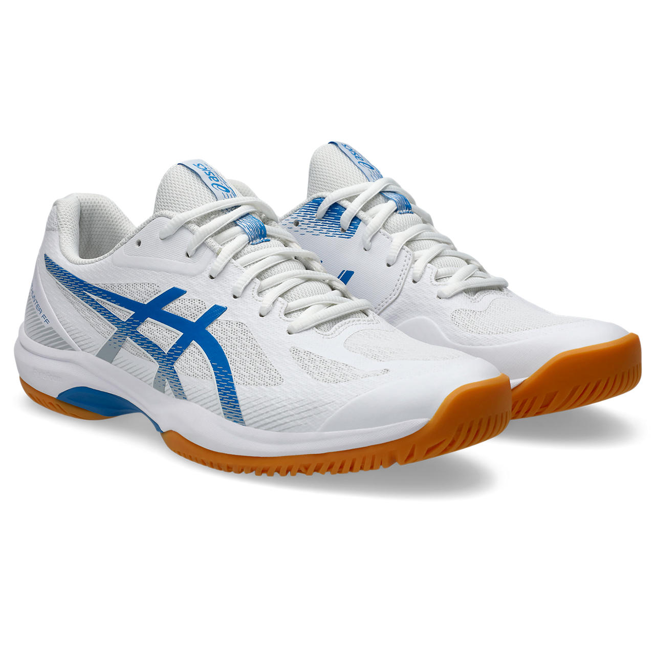 Asics COURT HUNTER FF Breathable Badminton Shoes Men's White Blue купить в интернет-магазине Yoocart с быстрой доставкой по России.