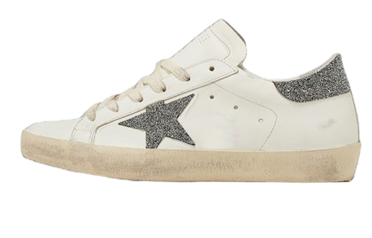 Golden Goose Stylish Skateboarding Shoes Women's White
