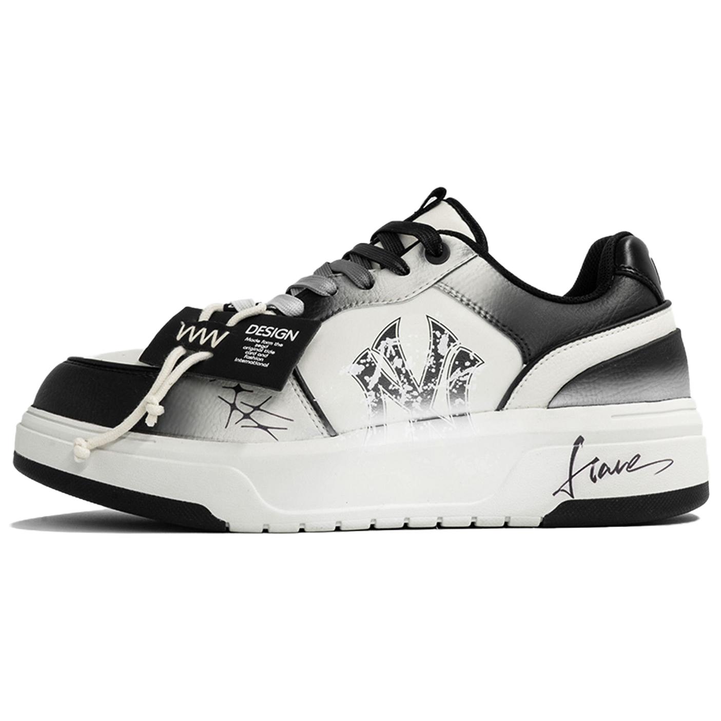 MLB Chunky Liner Wan Hua Nong, Ink Dyed, Shopping Bag Abrasion Resistant Low top Skateboard Shoes Unisex Black White купить в интернет-магазине Yoocart с быстрой доставкой по России.