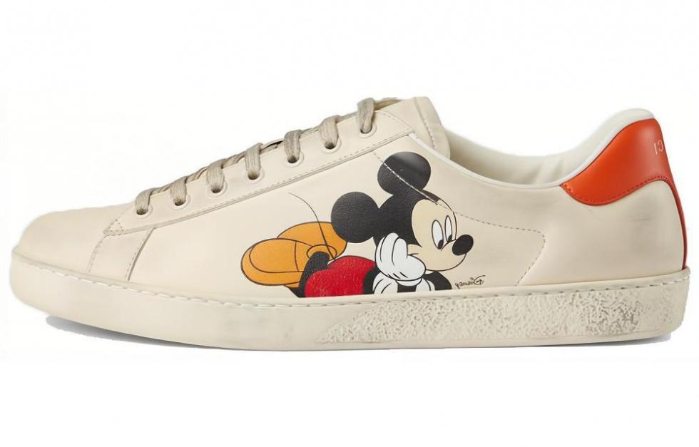 GUCCI Disney X GUCCI Ace Low 'Mickey Mouse Ivory'