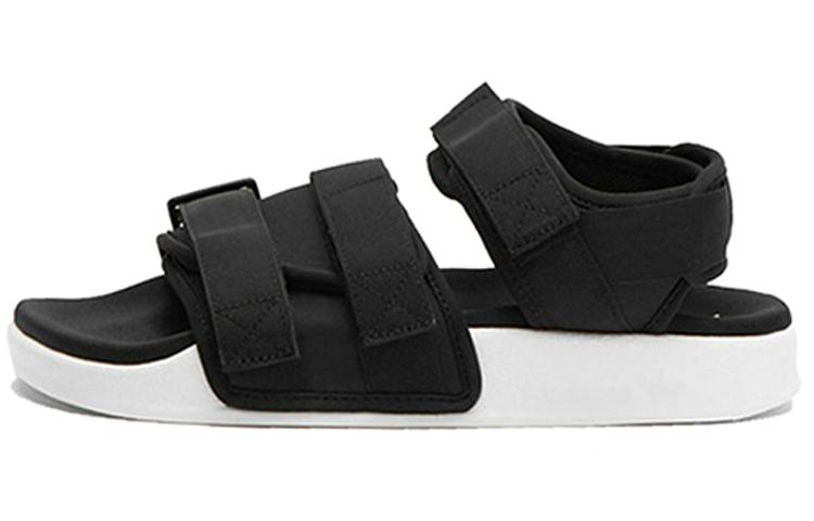 Adidas Adilette Sandal Beach Sports White Sandals 'Black White' Women's